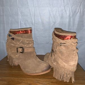 Naughty Monkey leather boots size 9